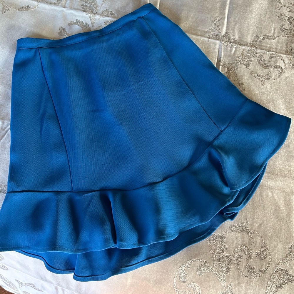 A-line ruffled skirt by JCrew..